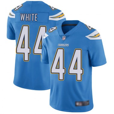 Los Angeles Chargers NFL Football Kyzir White Electric Blue Jersey Youth Limited 44 Alternate Vapor Untouchable